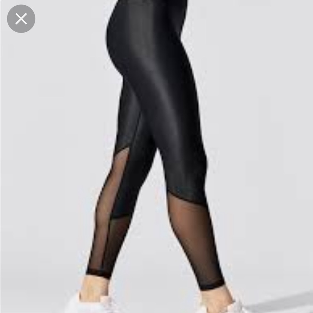 Beach Riot Ribbed Mesh Leggings